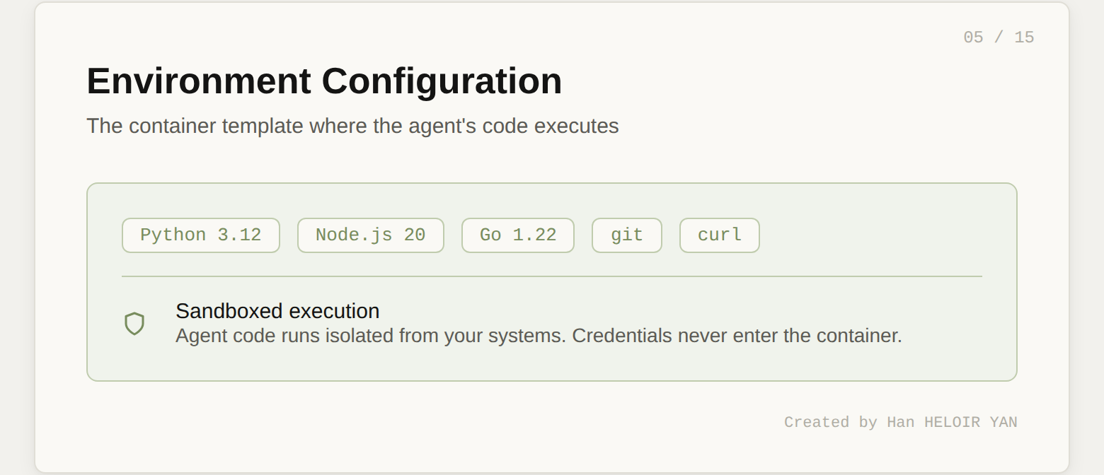 Environment Configuration